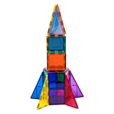 Selecta Picassotiles Rocket Booster - Magnetic Construction Tiles, 32dlg.
