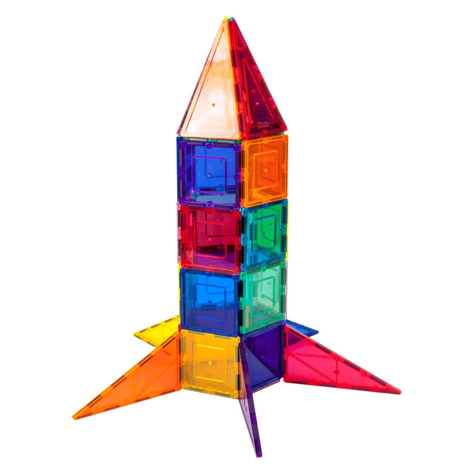 Selecta Picassotiles Rocket Booster - Magnetic Construction Tiles, 32dlg.