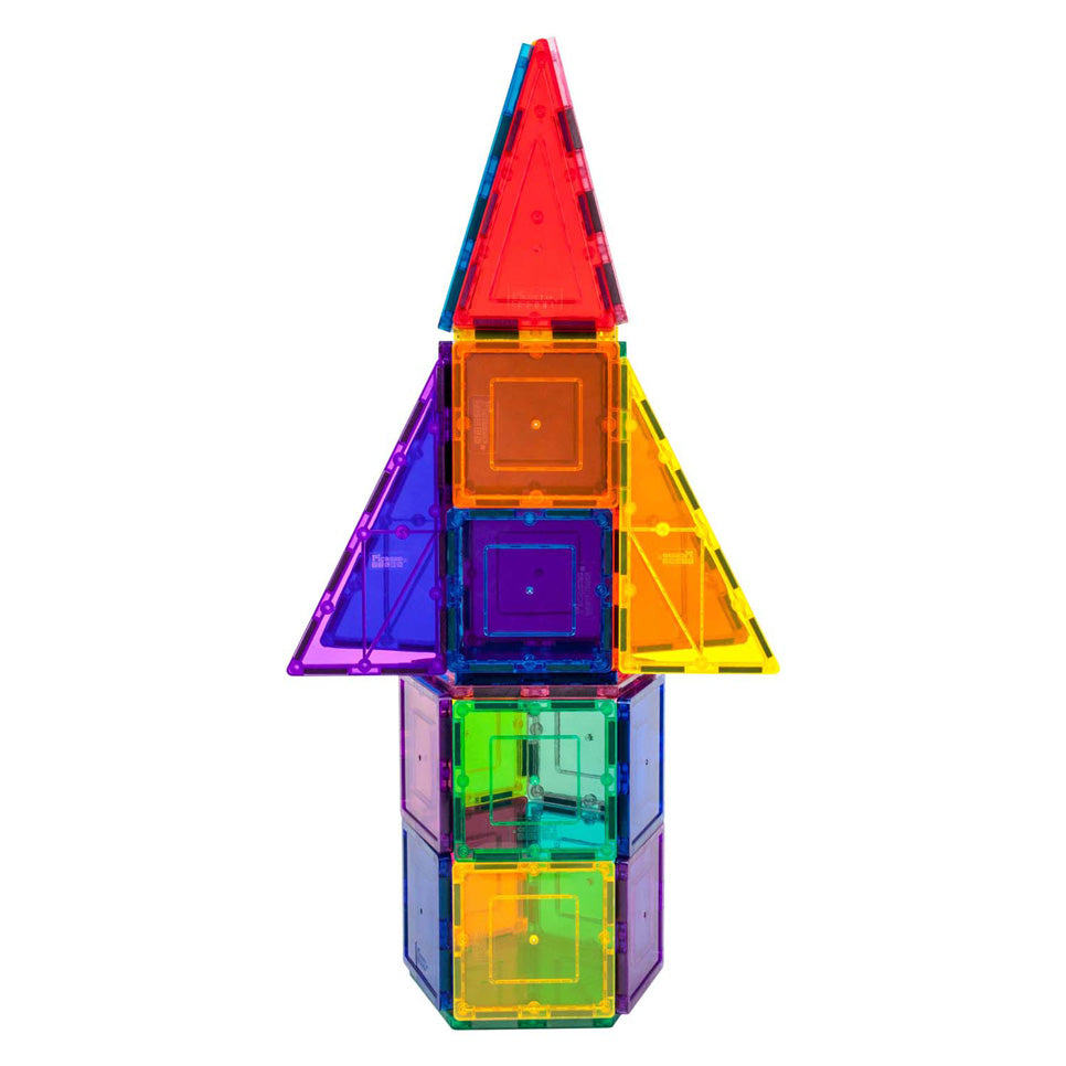 Selecta Picassotiles Rocket Booster - Magnetic Construction Tiles, 32dlg.