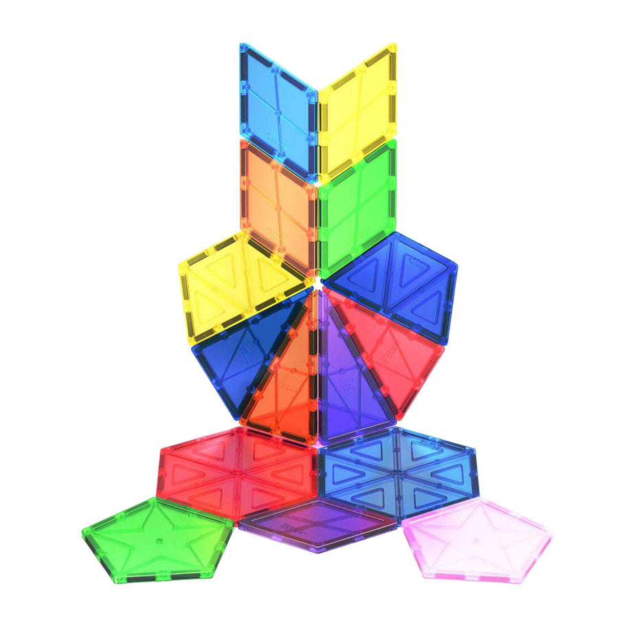 Selecta Picassotiles Geometrie - Magnetische Konstruktionsfliesen, 16dlg.