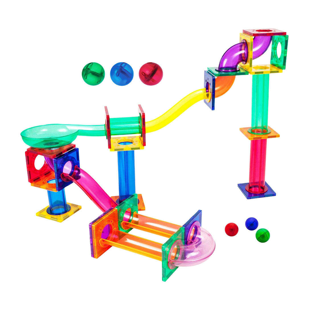 Selecta Picasso-Kugelbahn – magnetische Bauplättchen – 50 Stück.