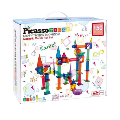Selecta Picassotiles Marmor Lauf - Magnetische Gebäudefliesen, 150dlg.