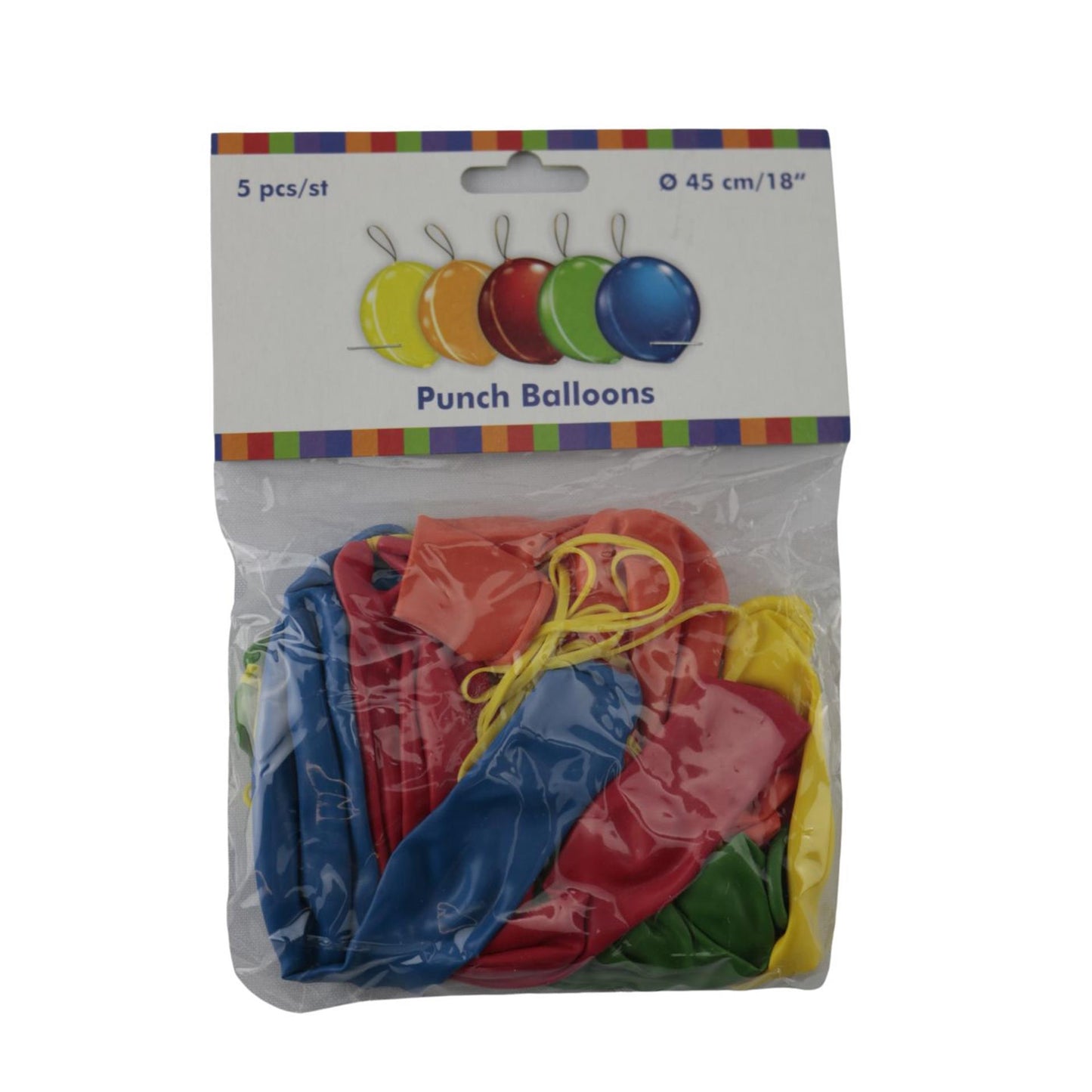 Boxballons ø45cm Packung mit 5 Stück