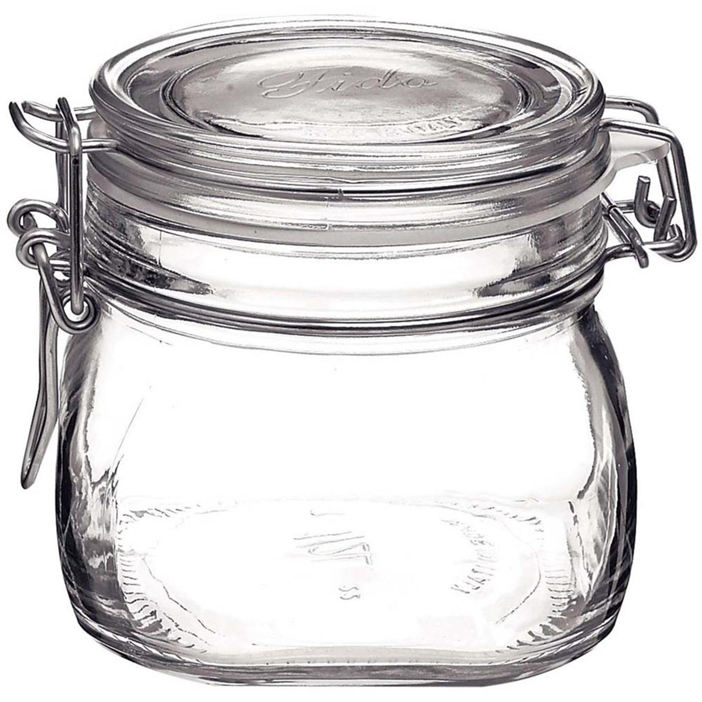 Rocco Bormioli Klemmtopf quadratisch 0,5 l Fido Packung à 6 Stück