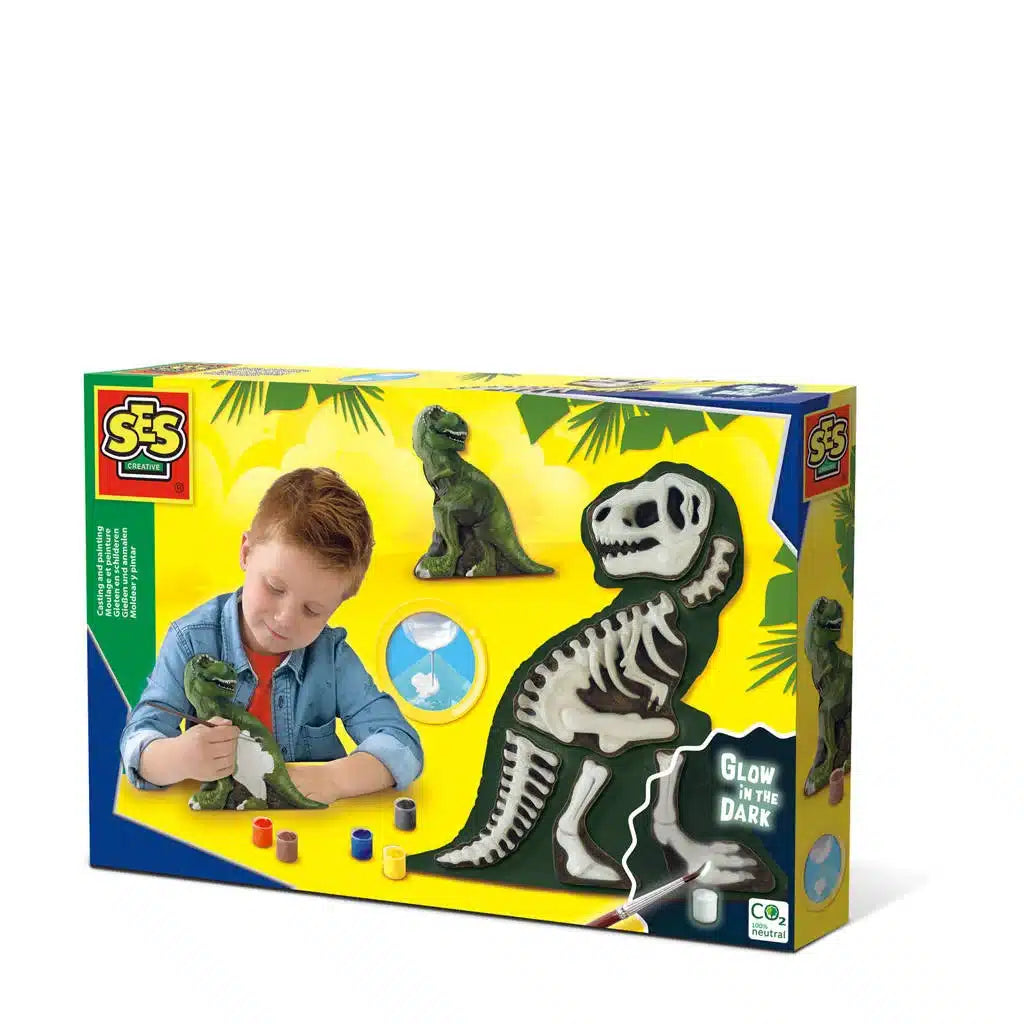 SES GIETEN und PALER - T -REX mit Skelett