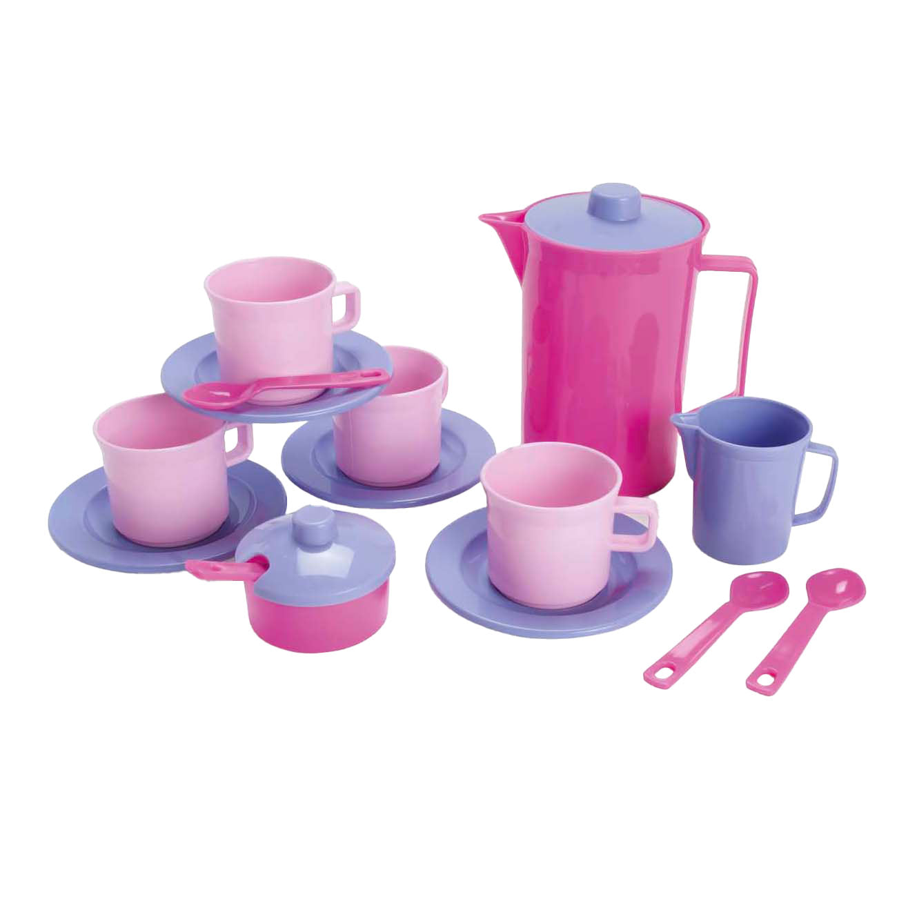 Dantoy Coffee Set Pink, Lilac 17dlg.