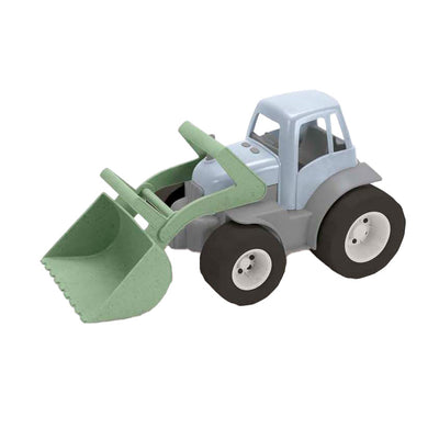 Dantoy -Traktor mit Frontlader grünblau, 30 cm