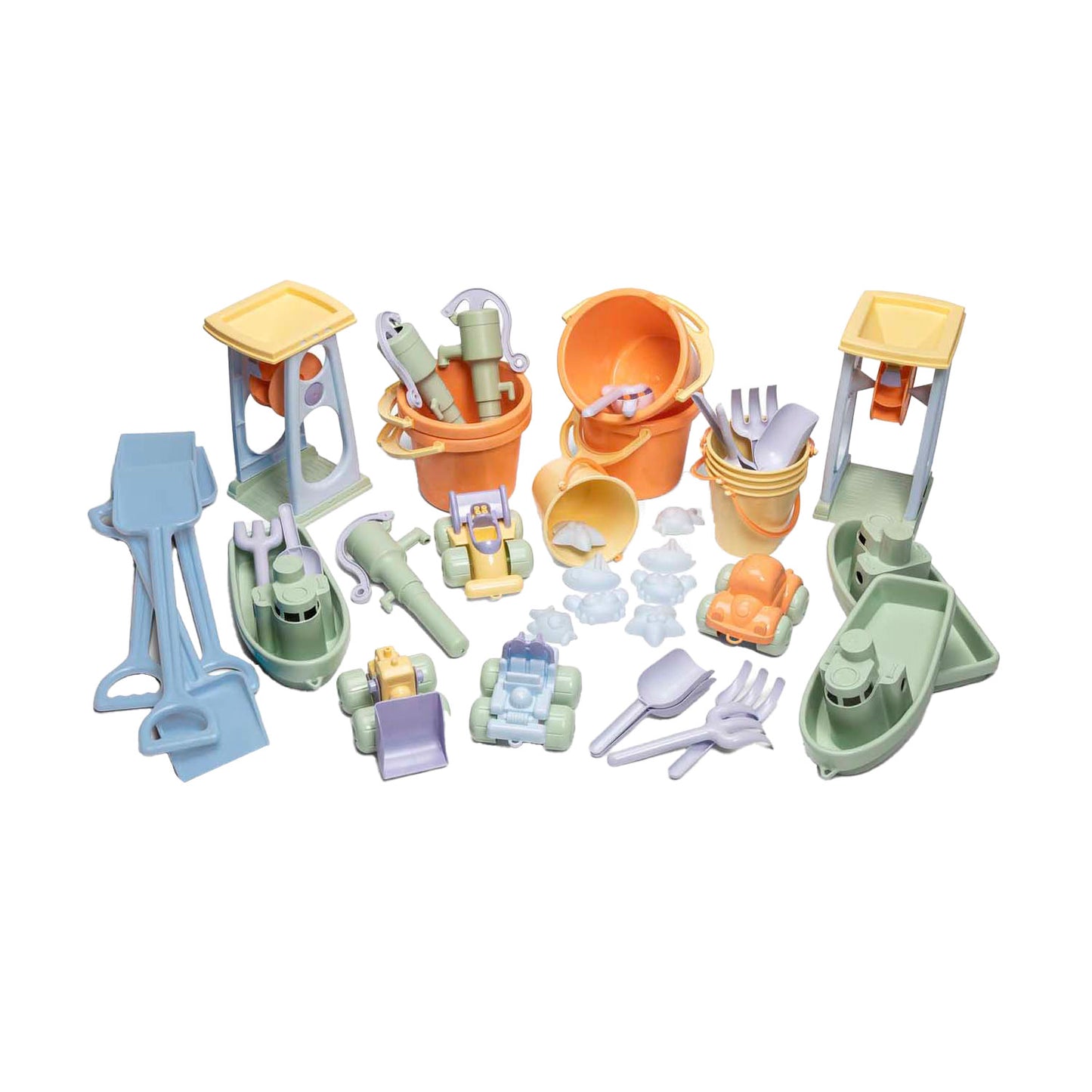 Dantoy Pastell Sand Play Set, 45dlg.