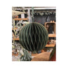 HBx Natural Living Weihnachtskugelpapier 15cm grün