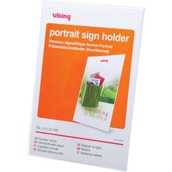 Einseitiger Halter für das transparente A4-Schrägmodell