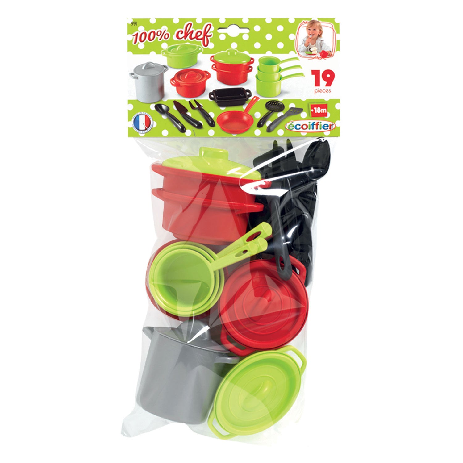 Ecoiffier 100% Chefkoch Pan Set