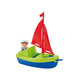 Ökoiffier Segelboot mit Spielfigur, 22 cm