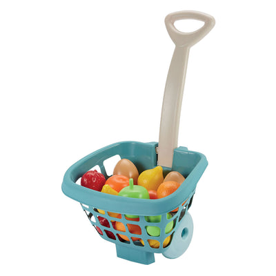 Ökoiffier Winkeltrolley mit Obst, 14dlg.