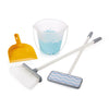 Ecoiffier Cleaning Trolley Blue, 5dlg.