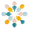 ABRICK MOTOR BEADS BEBUTEN SET, 16DLG.