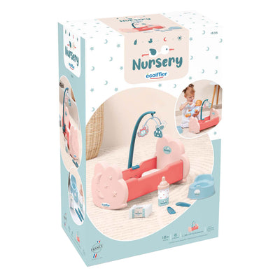 Ecoiffier Doll's Cradle mit Accessoires, 6dlg.