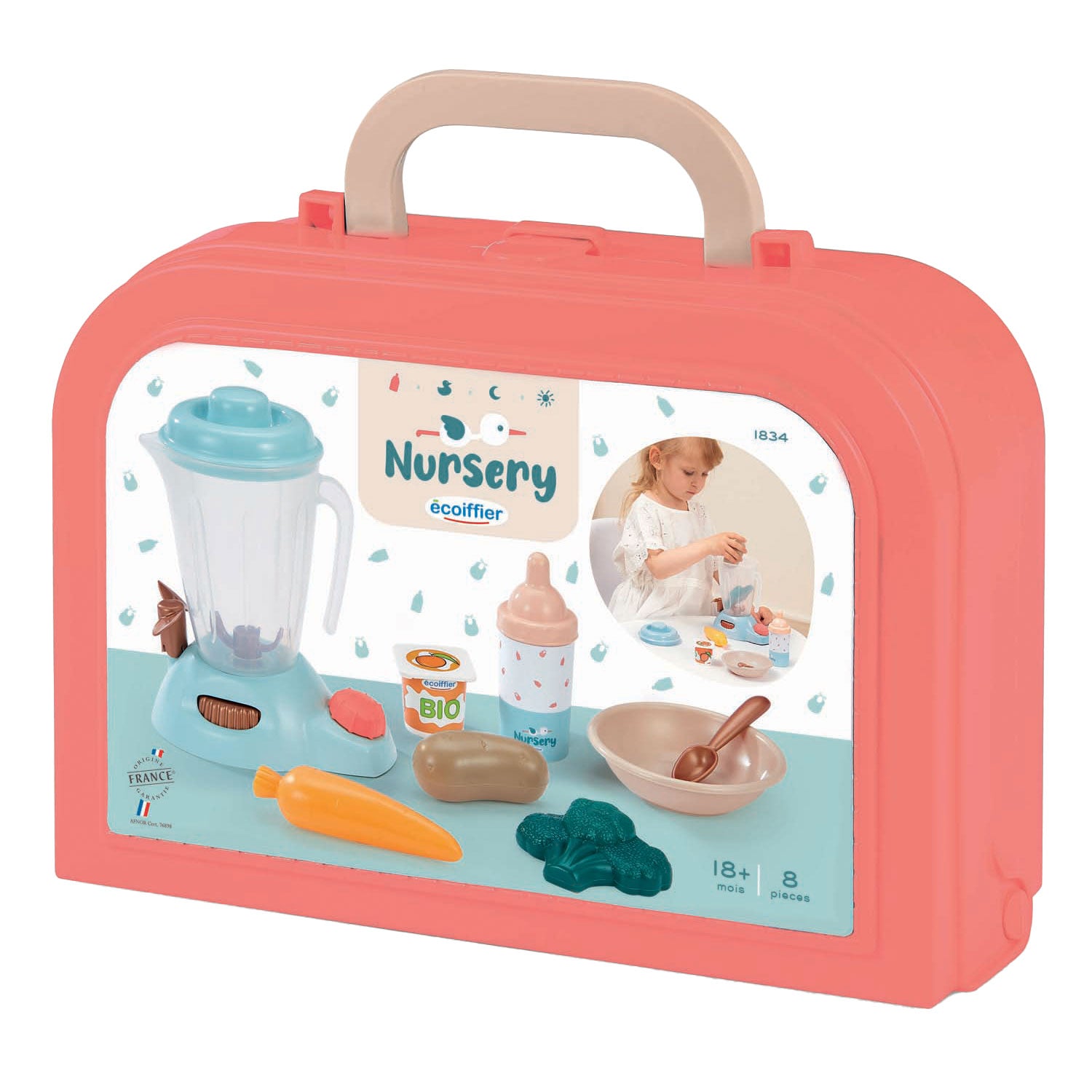 Ecoiffier Care - Babys Nahrung in Fall, 8dlg.