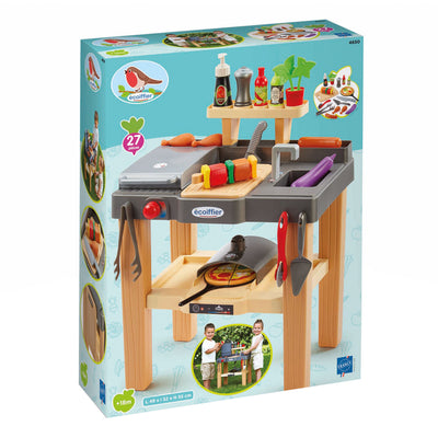Ecoiffier Sommerküche mit Grill- und Pizzaofen, 27dlg.