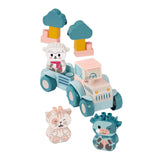 Abrick Ecoiffier Baby mein erster Traktor mit lustigen Tieren, 25dlg. - afbeelding 1