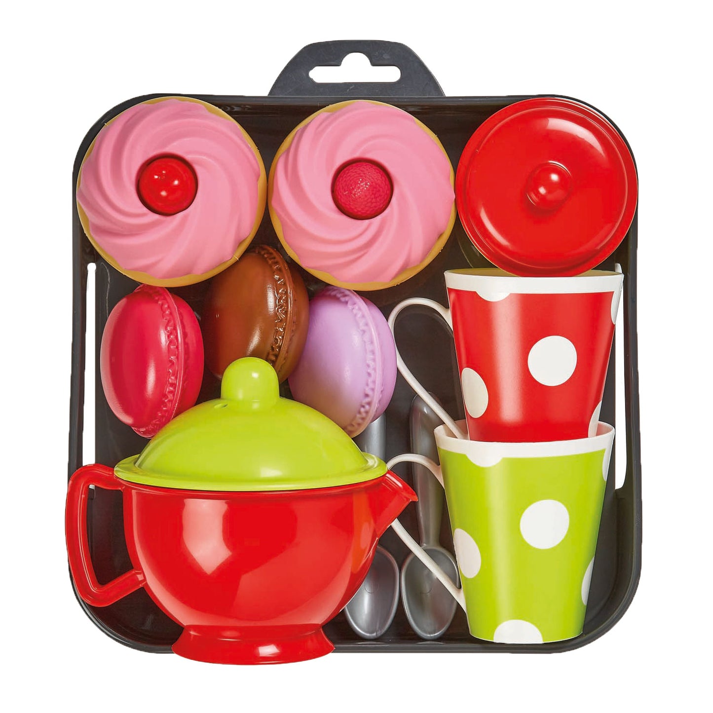 Ecoiffier 100 Chef Cupcakes auf Dienlad Play Set, 12dlg.