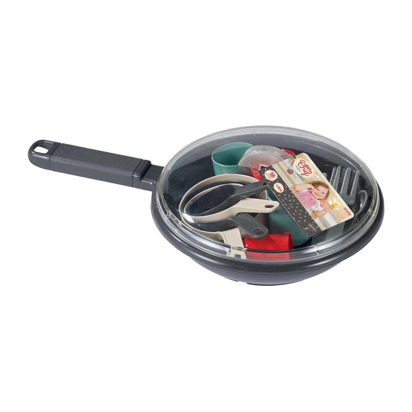 Ecoiffier 100% Kochservice und Besteck in Pan, 19dlg.
