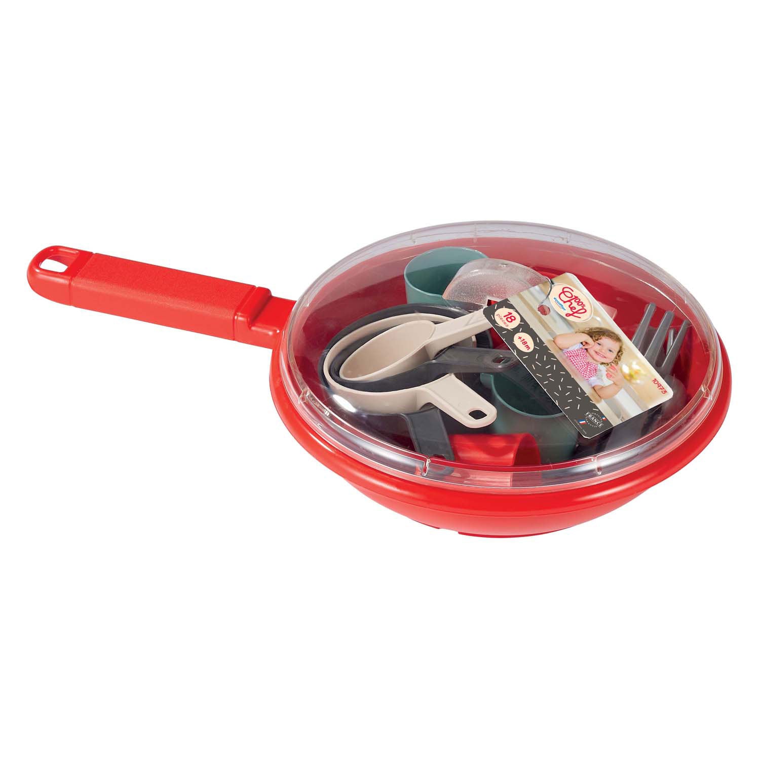 Ecoiffier 100% Kochservice und Besteck in Pan, 19dlg.