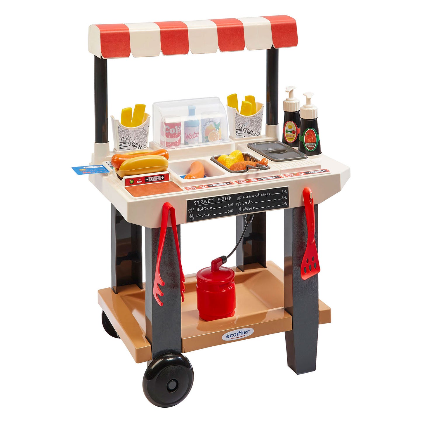 Ecoiffier Streetfood-Stand – 25 Stück.