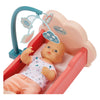 Ecoiffier Kinderzimmer 3in1 Babyzimmer mit Babypuppe – 8-teilig.