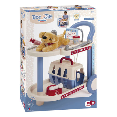 Ecoiffier Doc Cie Tierarztwagen mit Hund – 14-tlg.