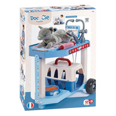 Ecoiffier Doc Cie Tierarztwagen mit Katze – 14-tlg.