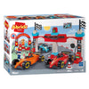 Ecoiffier Abrick Bausteine Formel 1 Grand Prix mit 3 Fahrzeugen