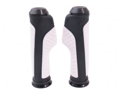 Rand Handle Set Scooter Moped Anatomic Schwarz und Weiß