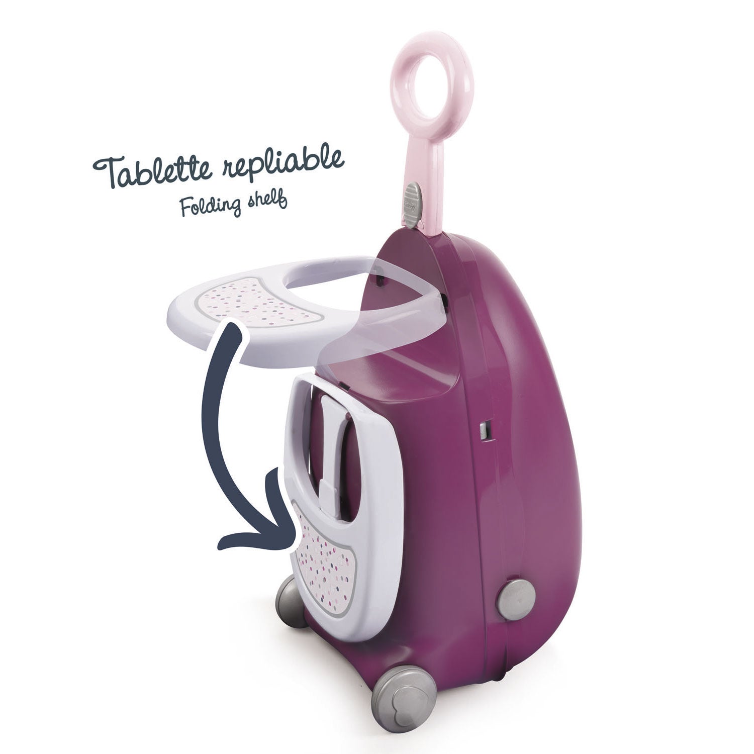 Smoby - Baby -Krankenschwester Pflegewagen 3in1