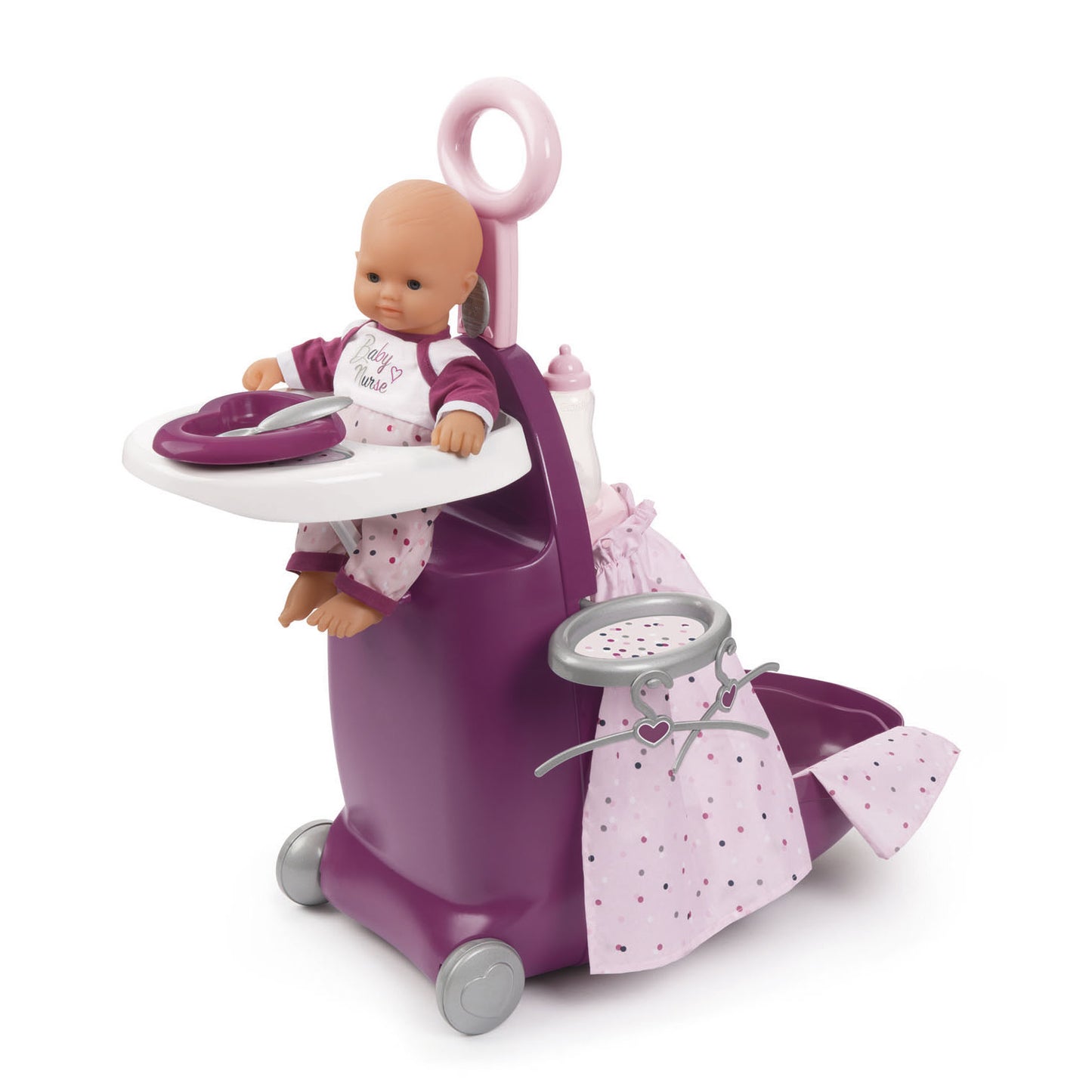 Smoby - Baby -Krankenschwester Pflegewagen 3in1