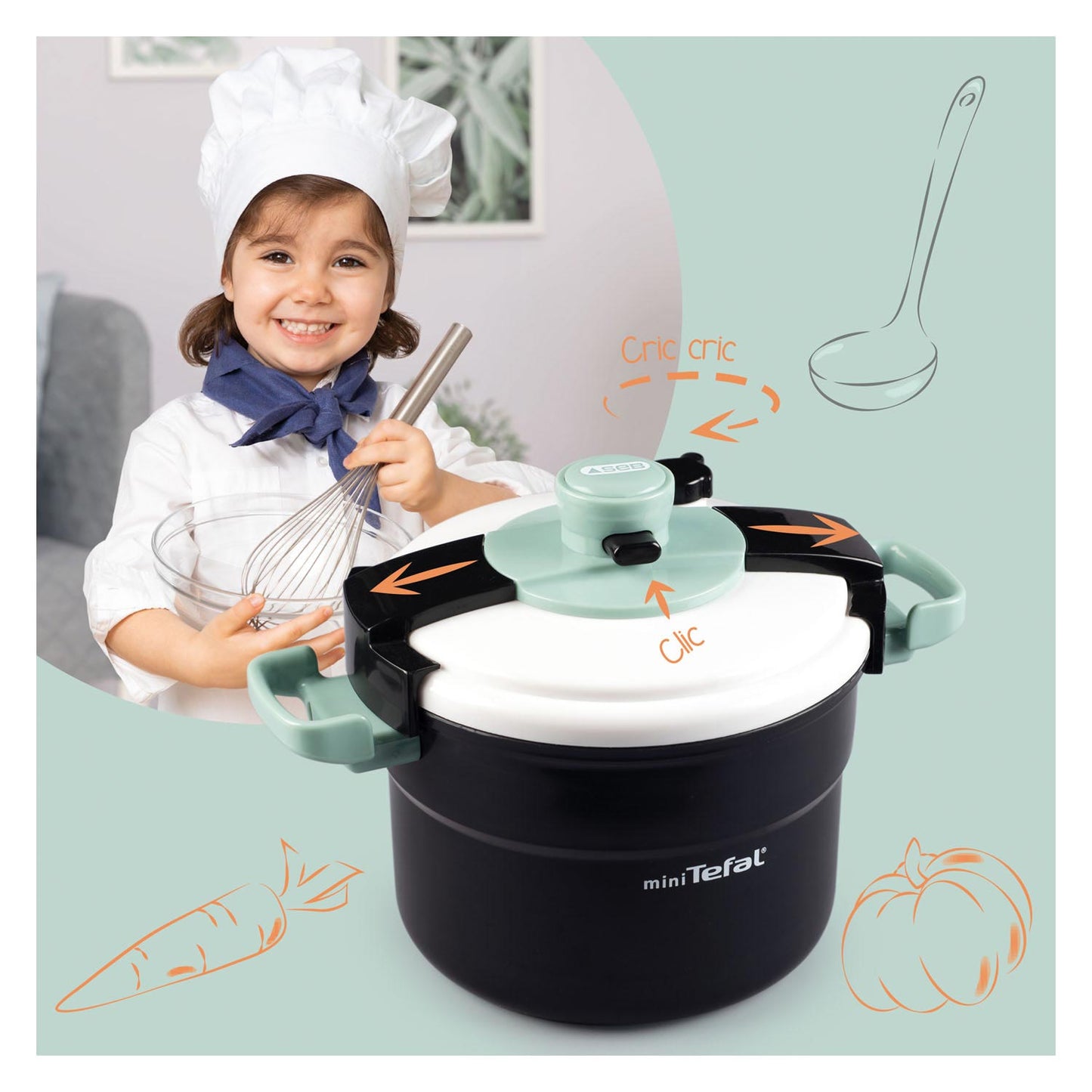 Smoby Tefal Clipsso Schnellkochtopf