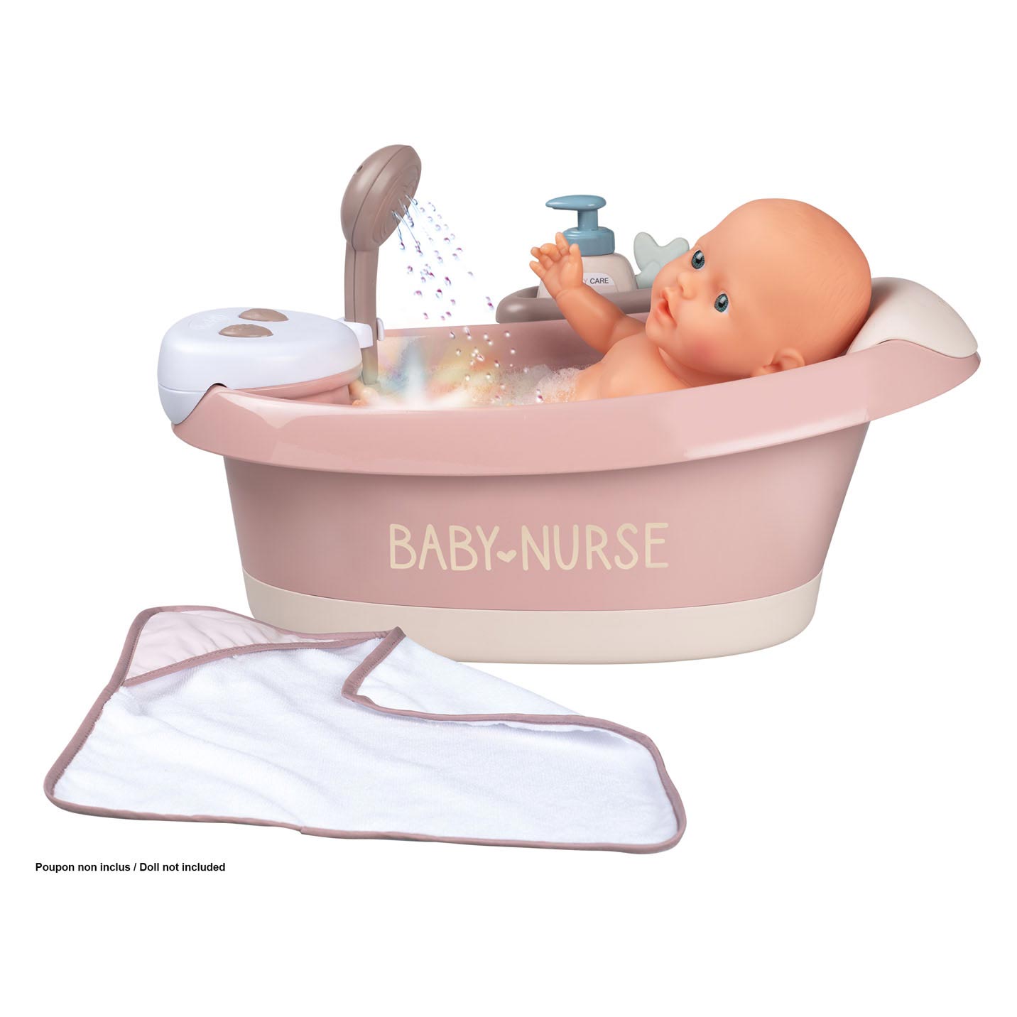 Smoby - Baby Schwesterbad mit Funktionen und Zubehör 3DLG.