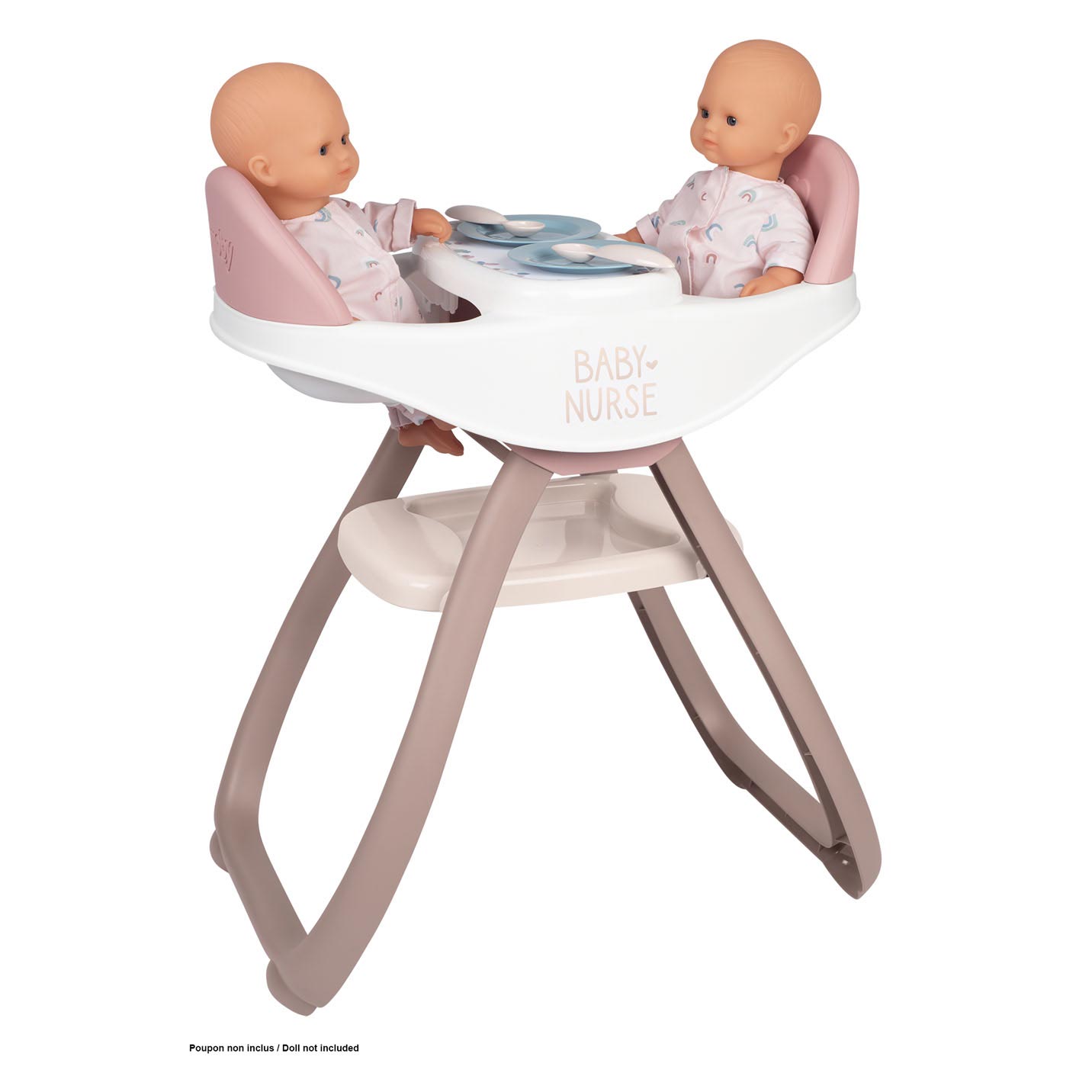 Smoby - Baby Schwester Babystuhl für 2 Puppen
