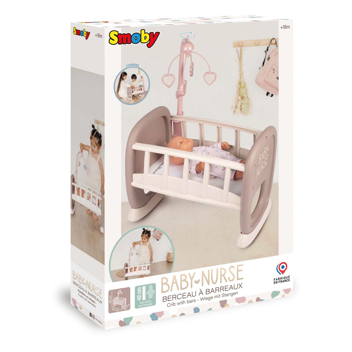 Smoby - Babyschwester Schaukelbett