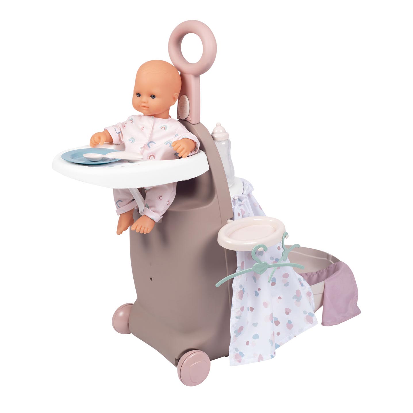 Smoby - Baby -Krankenschwester Pflegewagen 3in1