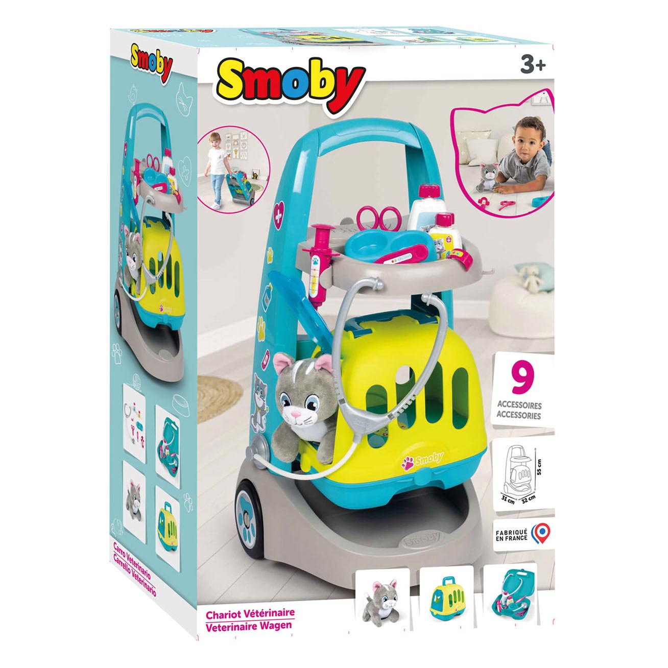 Smoby Dierendokters Trolley