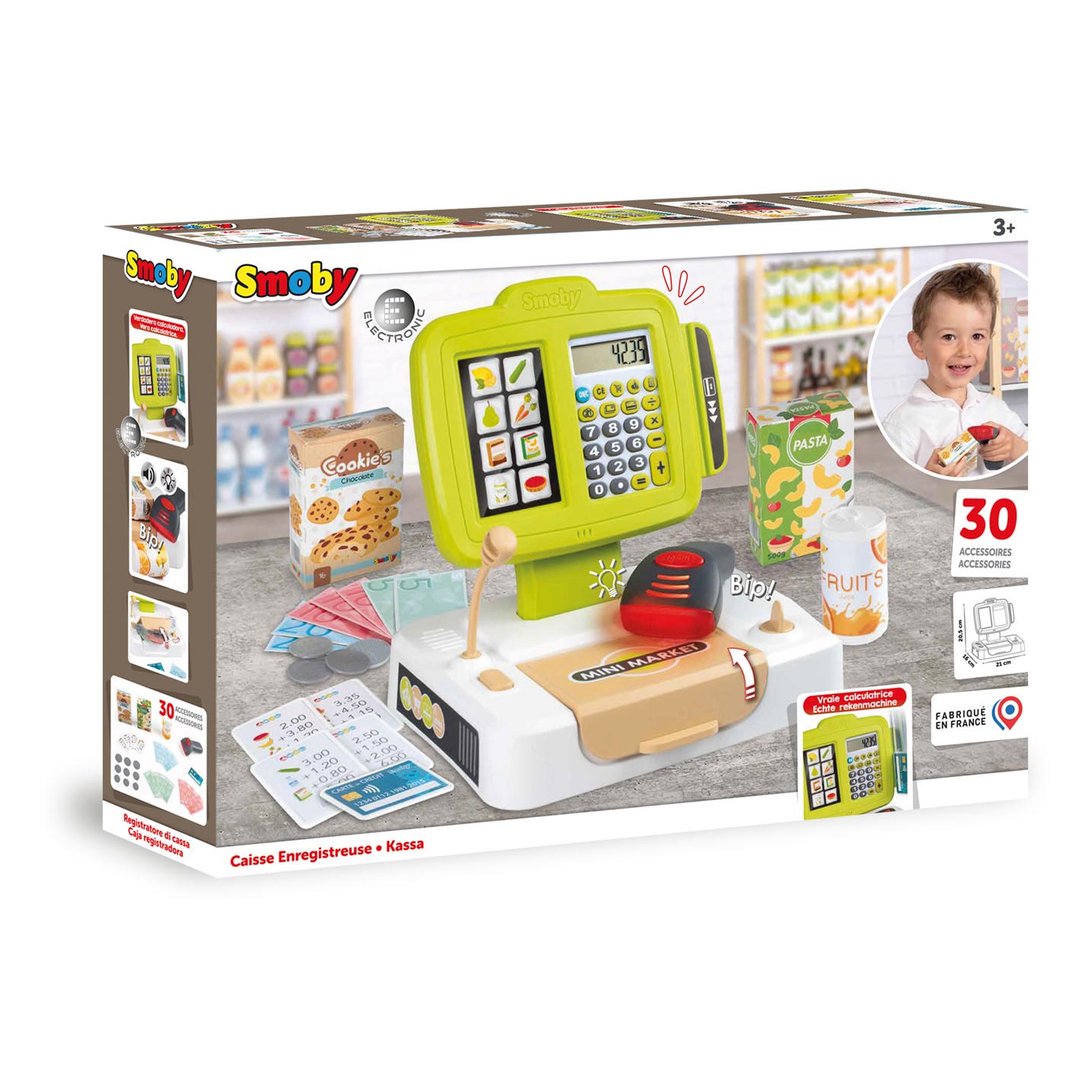 Smoby Kassa mit Accessoires 30dlg.