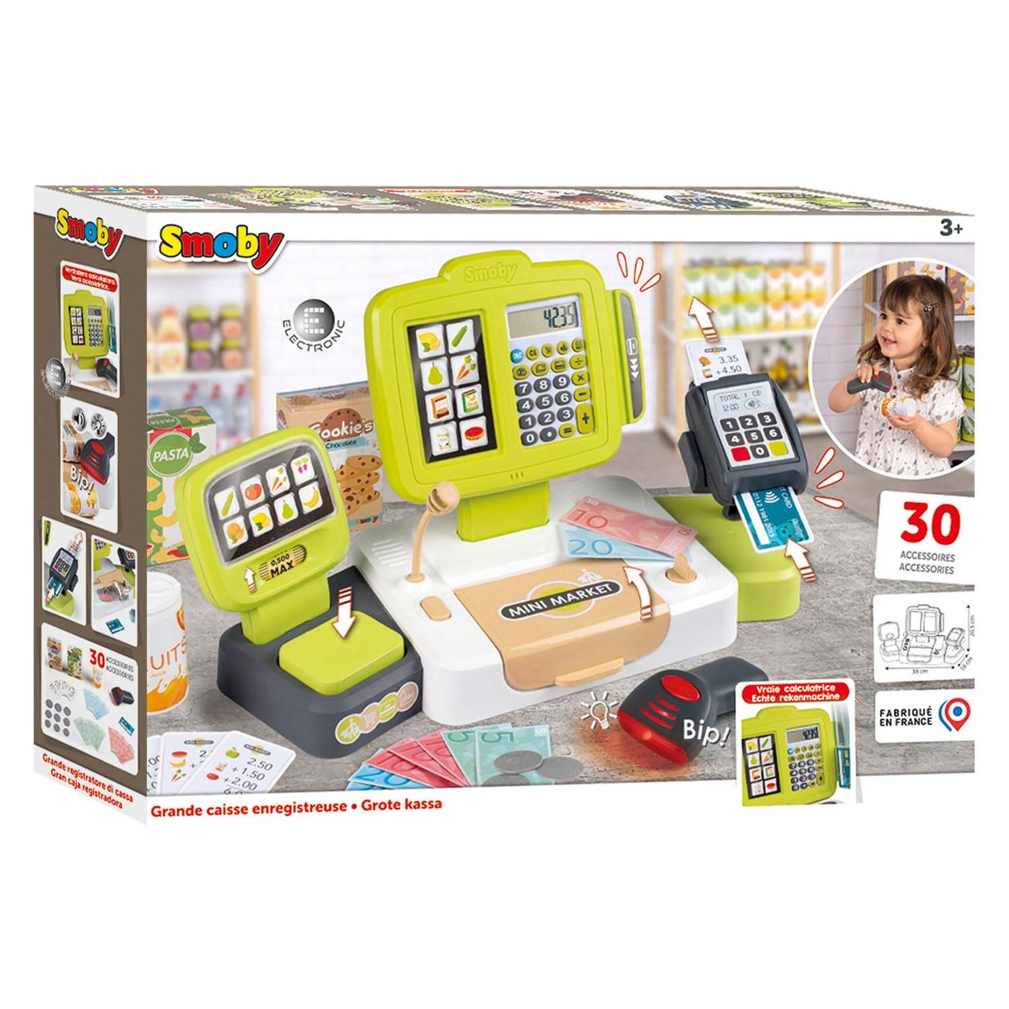 Smoby Kassa mit Accessoires, 30dlg.