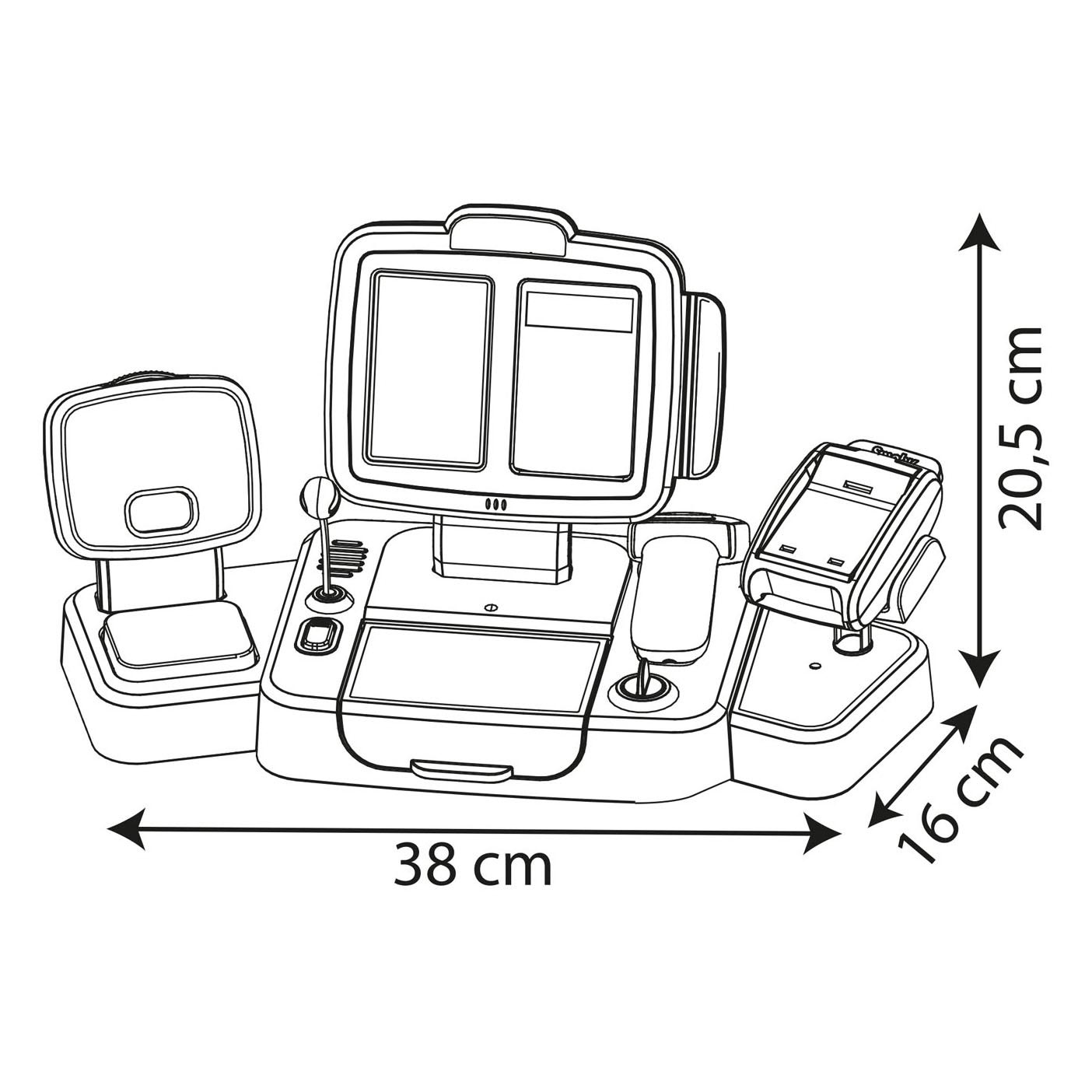 Smoby Kassa mit Accessoires, 30dlg.