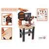 Smoby Black Decker Spielzeug Workbench mit Crane, 94dlg.