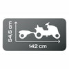 Smoby Farmer XL Steptractor mit Trailer Schwarz