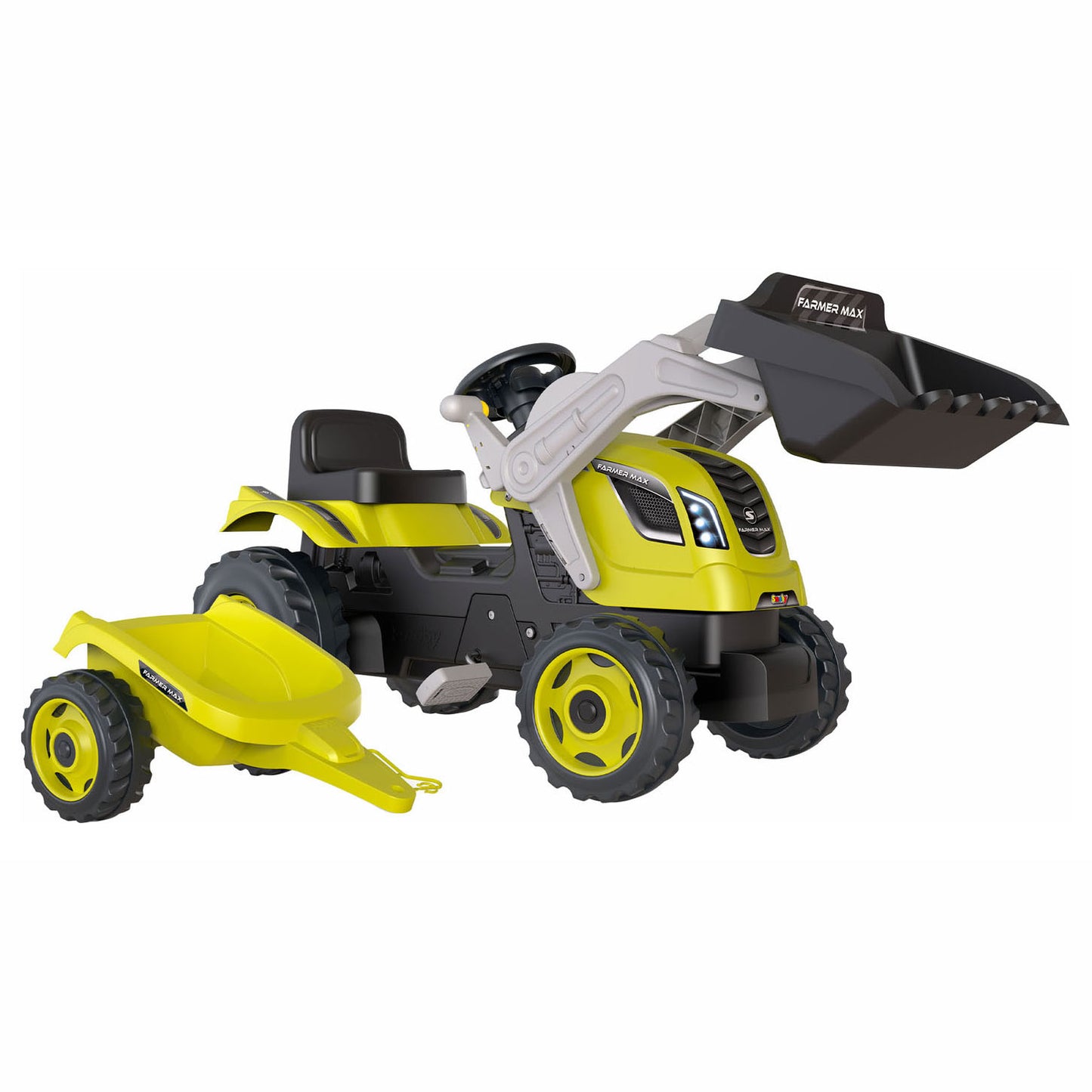Smoby Farmer Max Treppentraktor mit Anhängergrün