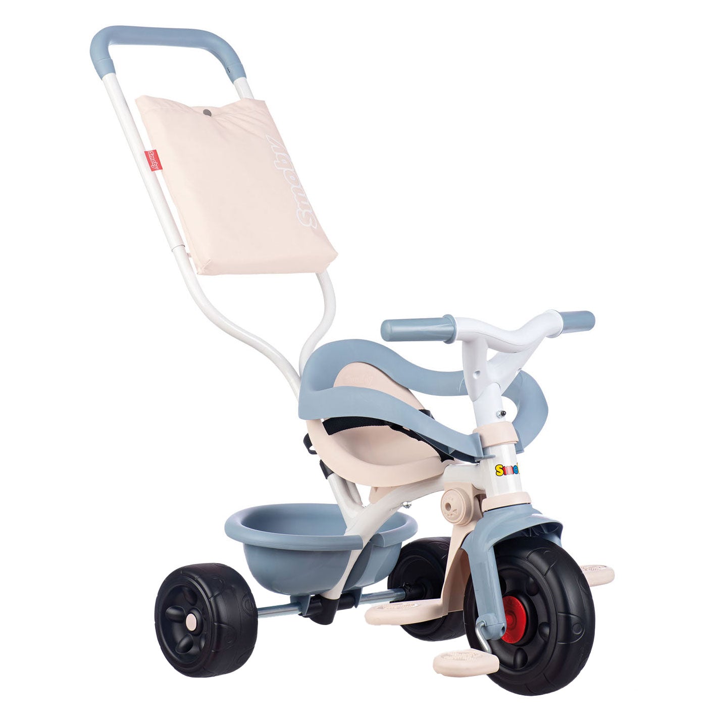 Smoby Spaß macht Komfort drei Radfahren blau