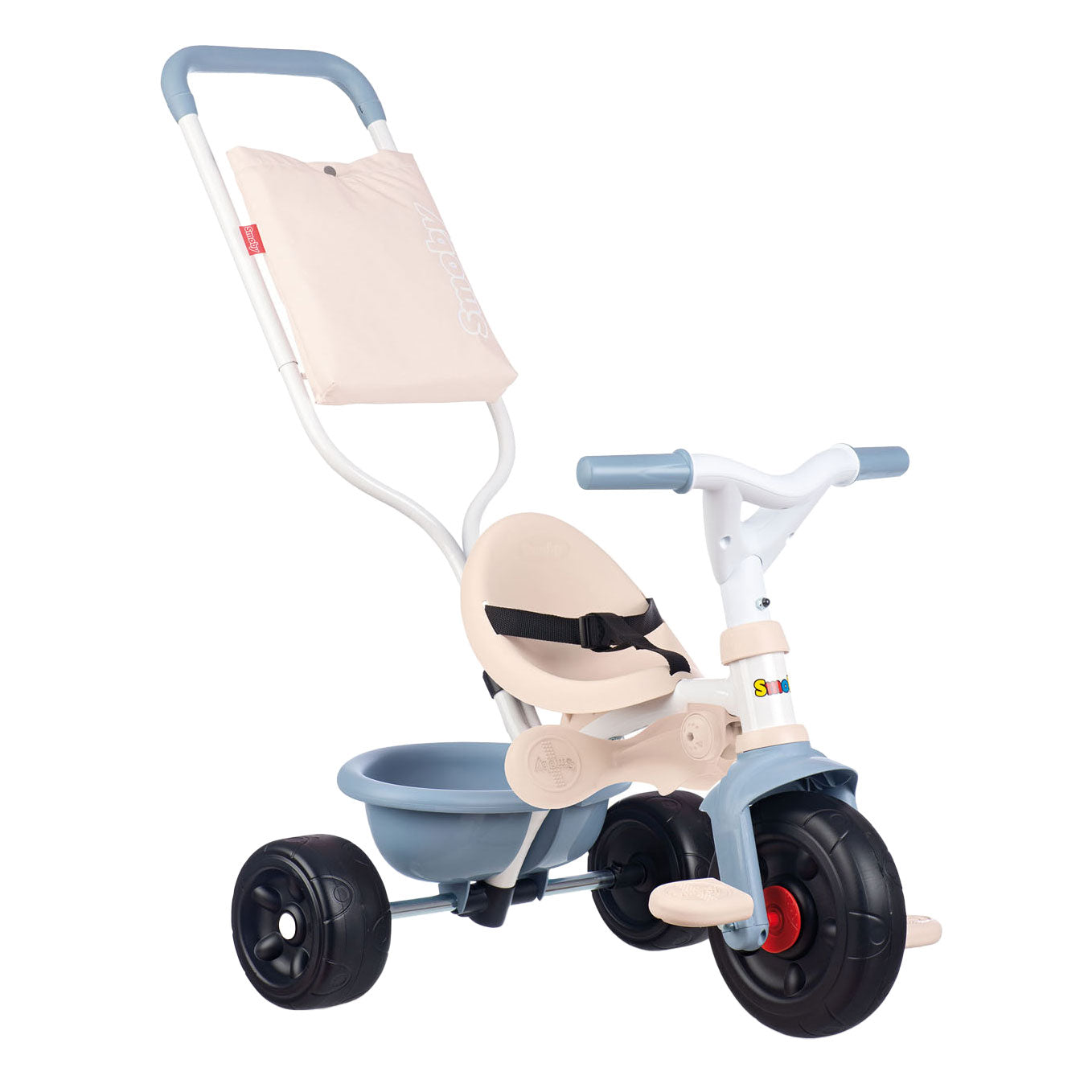 Smoby Spaß macht Komfort drei Radfahren blau