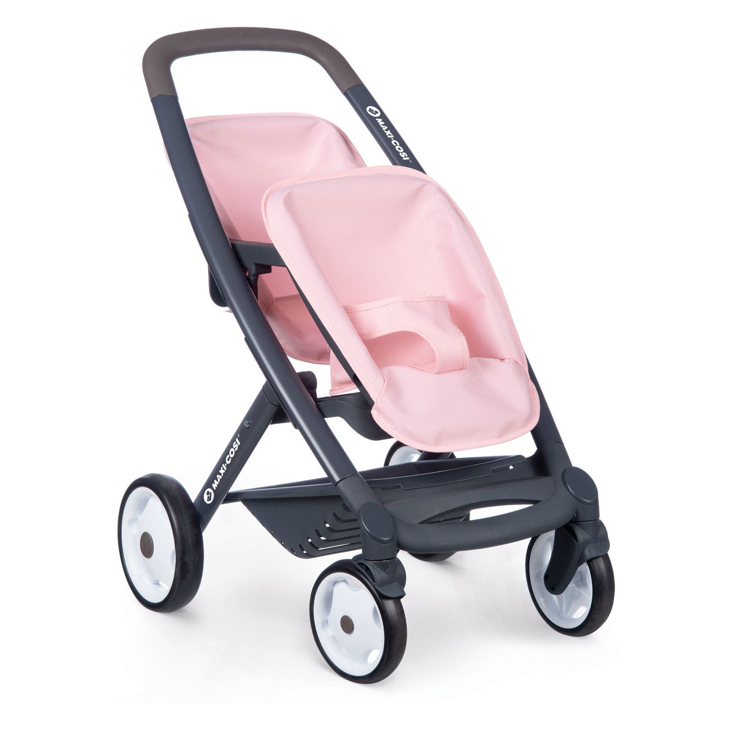 Smoby - Maxi -Cosi -Puppenwagen für 2 Puppen