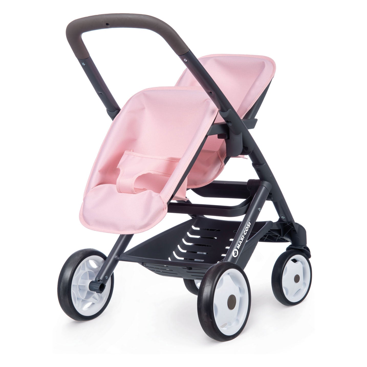 Smoby - Maxi -Cosi -Puppenwagen für 2 Puppen